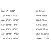 Komplet nastavljivih pojačevalnikov 6,4 – 12 mm