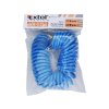 PU zračna spiralna cev z medeninastimi hitrimi spojkami, 1/4", ženska 6 mm, L 8 m