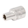 Ključ vtičnice 8 mm 1/2" HEX kratka srebrna črta