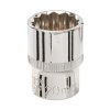 Ključ vtičnice 20 mm 1/2" 12-kazalec kratek Silverline