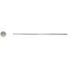Datoteka z iglo 180 mm, ravna z zaobljenimi vogali, 6,4 × 1,6 mm, sek 3