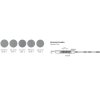 Diamantna datoteka z iglo, 140 mm, 5,4 × 1,3 mm