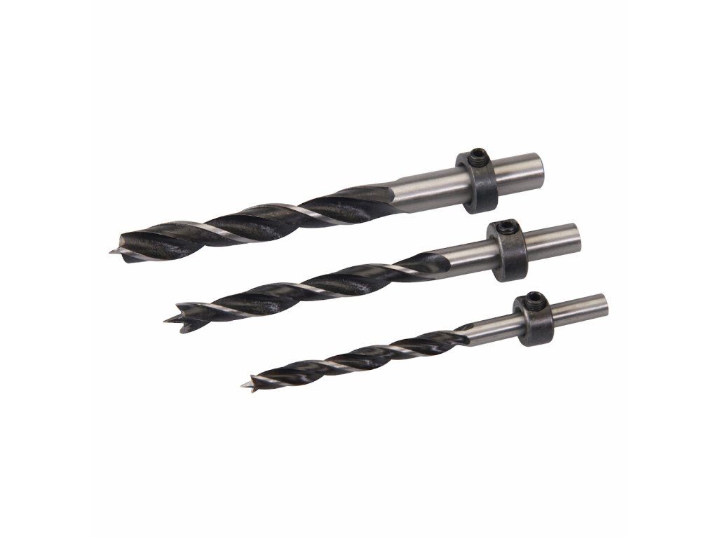 Sada kolíkovacích vrtákov s dorazom 3 ks Silverline