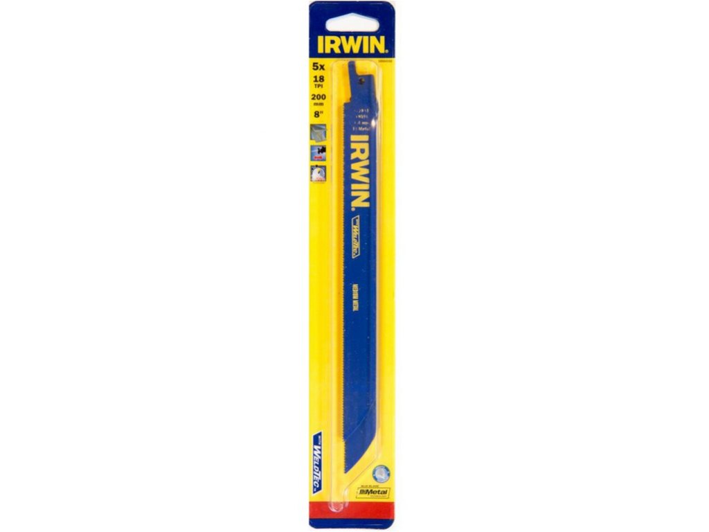 Listová píla. na kovy pre mečové píly 200 mm/18TPI (5 ks) IRWIN