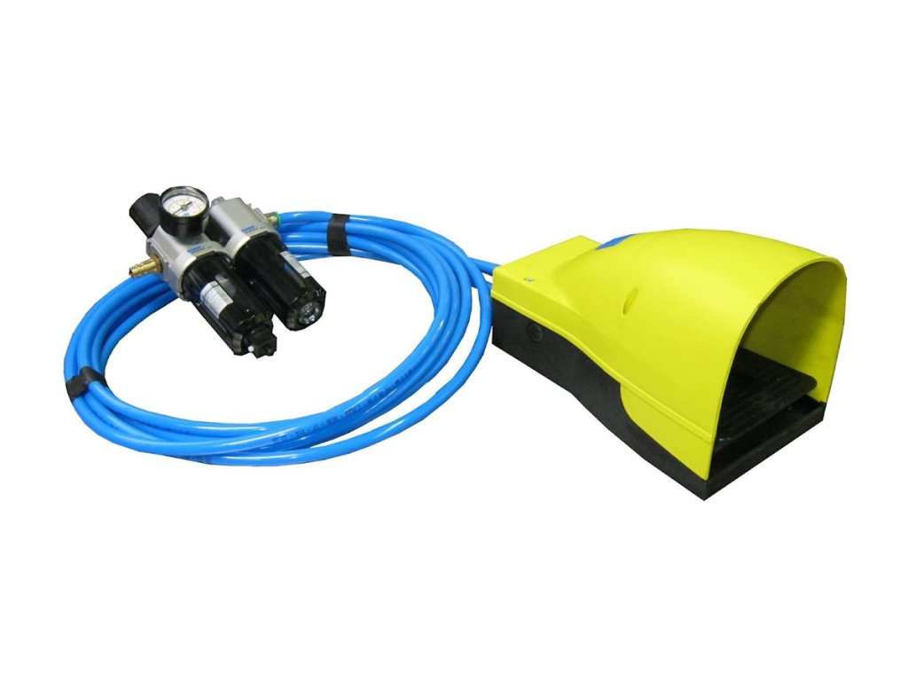 Nožné ovládanie pneu valca - nekrytá šľapka - Pneu set 1