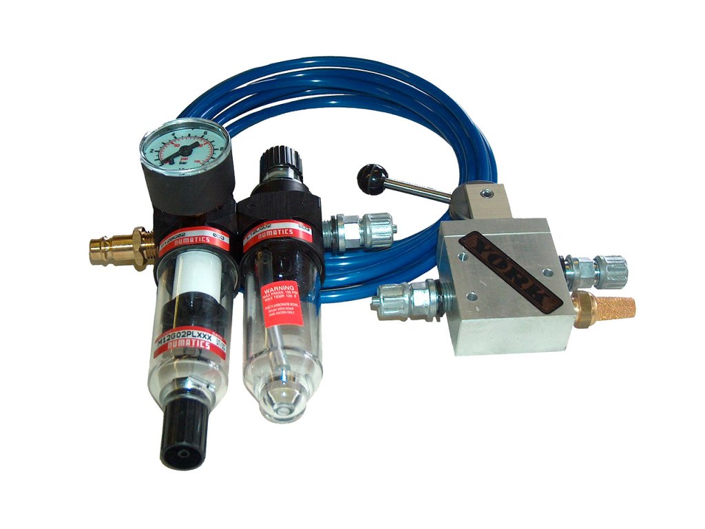 Ručné ovládanie pneu valca (napr. pre MBV) - Pneu set 2