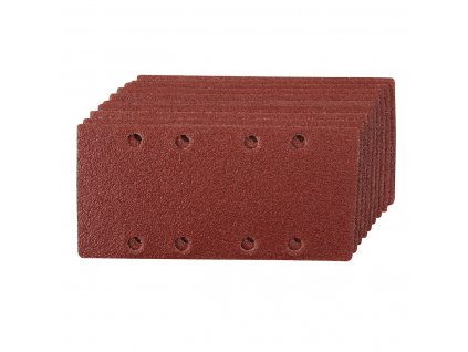 Hárok brúsny dierovaný P60 Silverline SZ 93 × 190 mm, súprava 10 ks