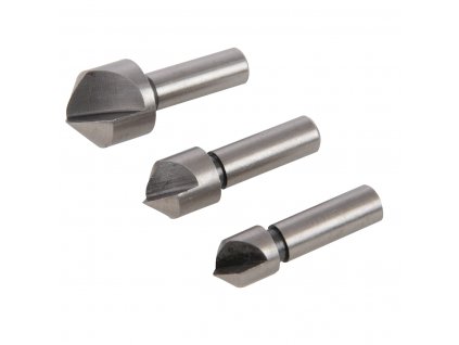 Súprava záhlbníkov HSS 3 ks Silverline