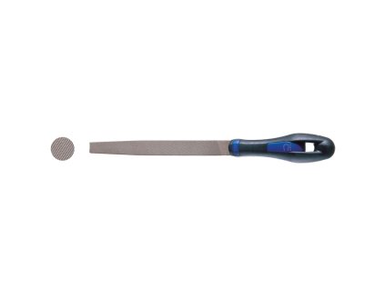 Pilník dielenský plochošpicatý 200 mm, s ergonomickou rukoväťou, 20 × 5 mm, sek 3