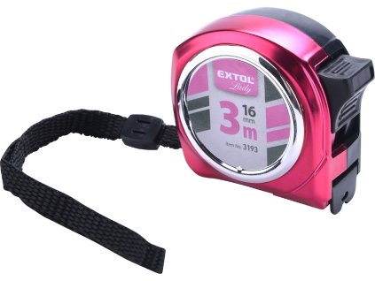 Meter zvinovací, 3 m, š. páska 16 mm