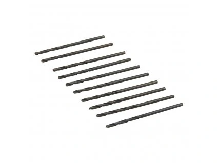 Vrták na kov HSS-R Silverline 2 mm, súprava 10 ks