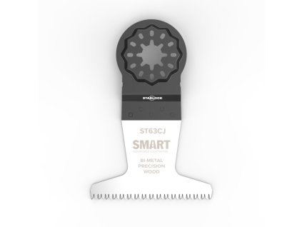 Ponorný pílový list SMART PROFI STARLOCK s hrubým ozubením na drevo a plast, 63 mm - 1 kus
