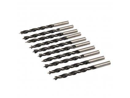 Vrták do dreva Silverline 6 mm, súprava 10 ks