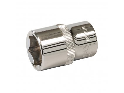 Kľúč nástrčný krátky Silverline 1/2" HEX, 18 mm