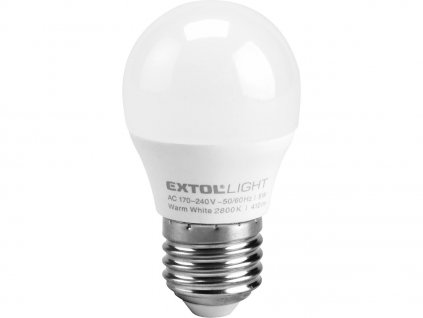 Žiarovka LED mini, 5 W, 410 lm, E27, teplá biela