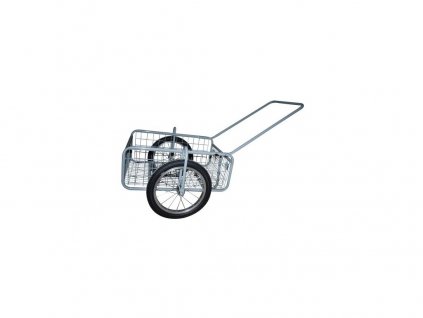 Vozík PEGAS skládací, komaxit, 450 × 640 × 280(1320)mm, nosnost 100 kg