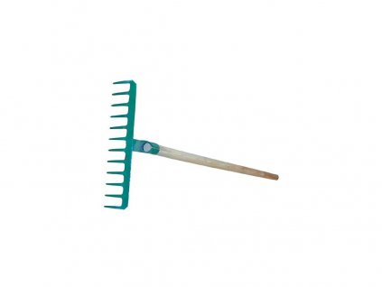 Hrable 12z 33,5 cm oceľ s násadou 140 cm