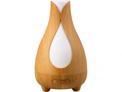 Aróma difuzér TULIP, osviežovač a zvlhčovač vzduchu, imitácia svetlého dreva