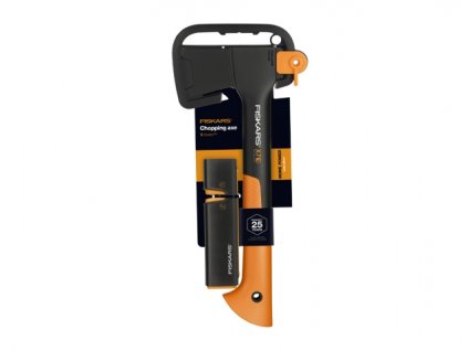 Set FISKARS sekera X7 1015618 + ostrič XSHARP 1000601 1020183