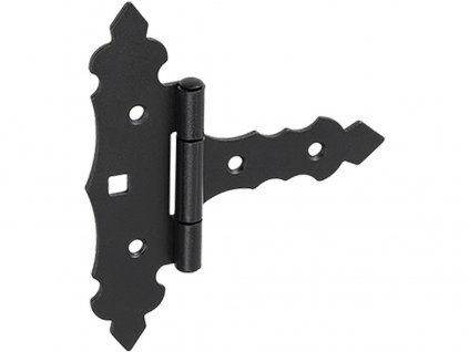 Dekoratívny záves 75 × 35 × 130 × 2 mm ZOB 75 ČER