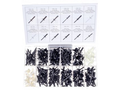 Nity plastové, súprava 235 ks