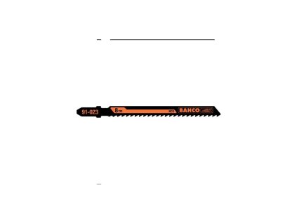 List pil.přím. sada HCS dřevo,PH (5 ks)  BAHCO