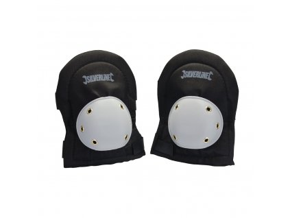 Chrániče kolien kryté tvrdým plastom – pár Silverline