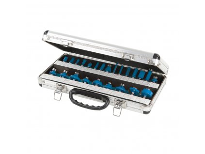 Fréza stopková Silverline 1/4", súprava 24 ks
