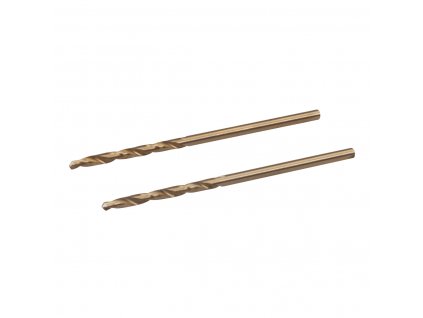 Vrták na kov HSS-Co M35 Silverline 2 mm, súprava 2 ks