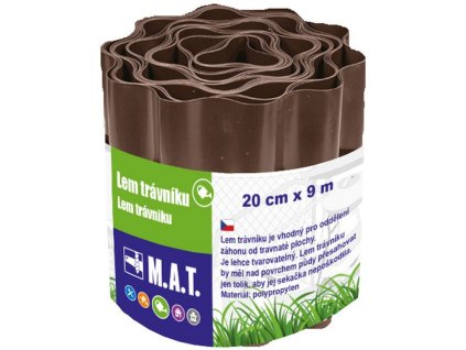 Ráfik trávnika 20 cmx9 m HN