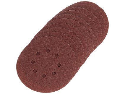 Brúsny disk SZ 150 mm P80 8 dier - 10 ks Silverline