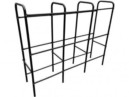 Stojan na prepravky 144 × 33 × 116 cm kov