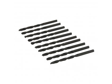 Vrták na kov HSS-R Silverline 4,5 mm, súprava 10 ks