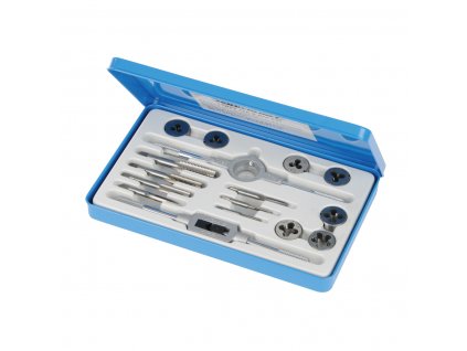 Závitová súprava 16 ks M3 - M12 Silverline