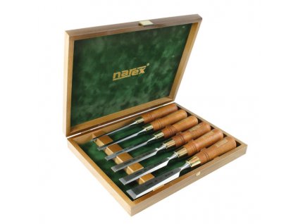 Sada plochých dlát PREMIUM v kazetě, WOOD LINE PLUS 6-10-12-16-20-26