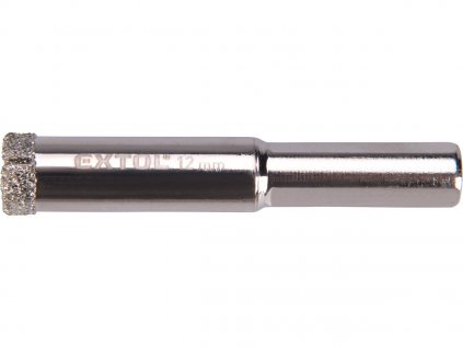 Korunka vykružovací diamantová na sklo a keramiku, 12 mm