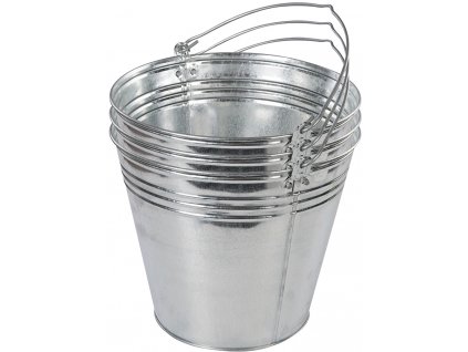 Vedro pozinkované Silverline 14 l, 3 ks