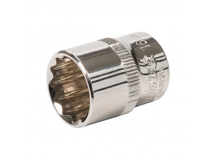 Kľúč nástrčný krátky Silverline 3/8", 12 hrán, 16 mm