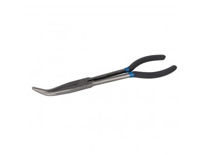 Dlhé zahnuté kliešte 280 mm ploché Silverline