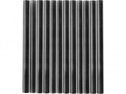 Tyčinky tavné, čierna farba, pr.7,2 × 100 mm, 12 ks