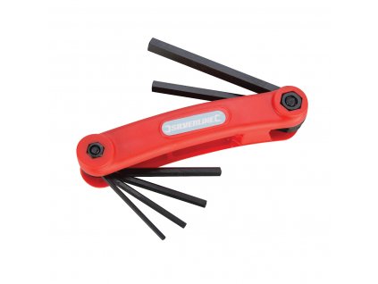 Sada metrických inbus kľúčov skladacia 7 ks Silverline