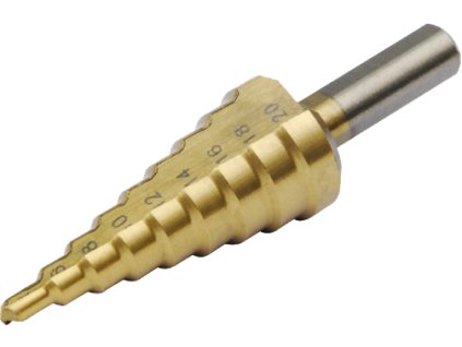 Stupňovitý vrták 4 - 20 mm