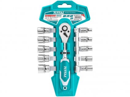Hlavica nástrčné 1/4", sada 12 ks, industrial, CrV