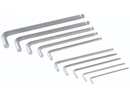 Kľúč imbusový Silverline 3 – 17 mm, súprava 10 ks