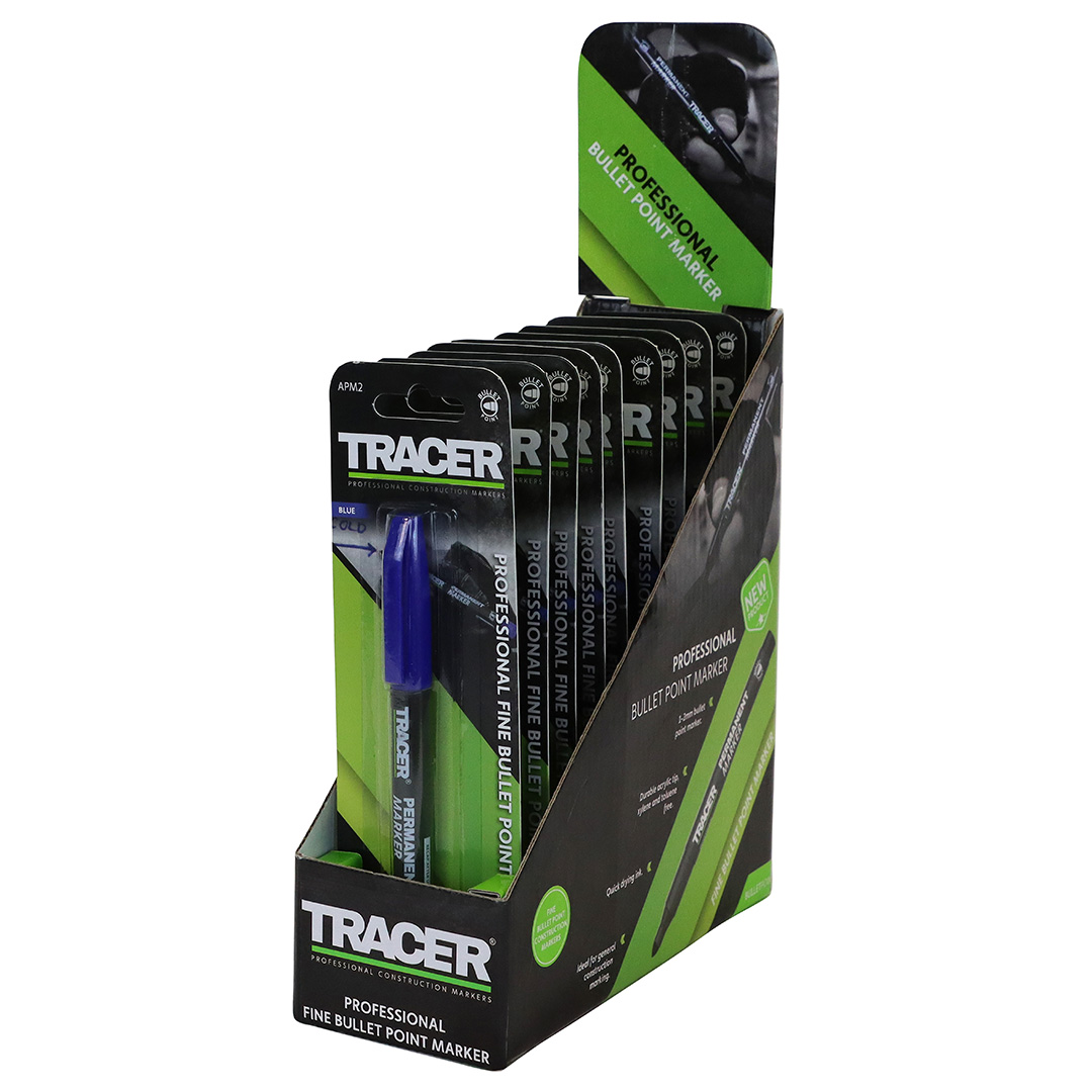 E-shop Permanentný popisovač Tracer APM2 - modrý 3349