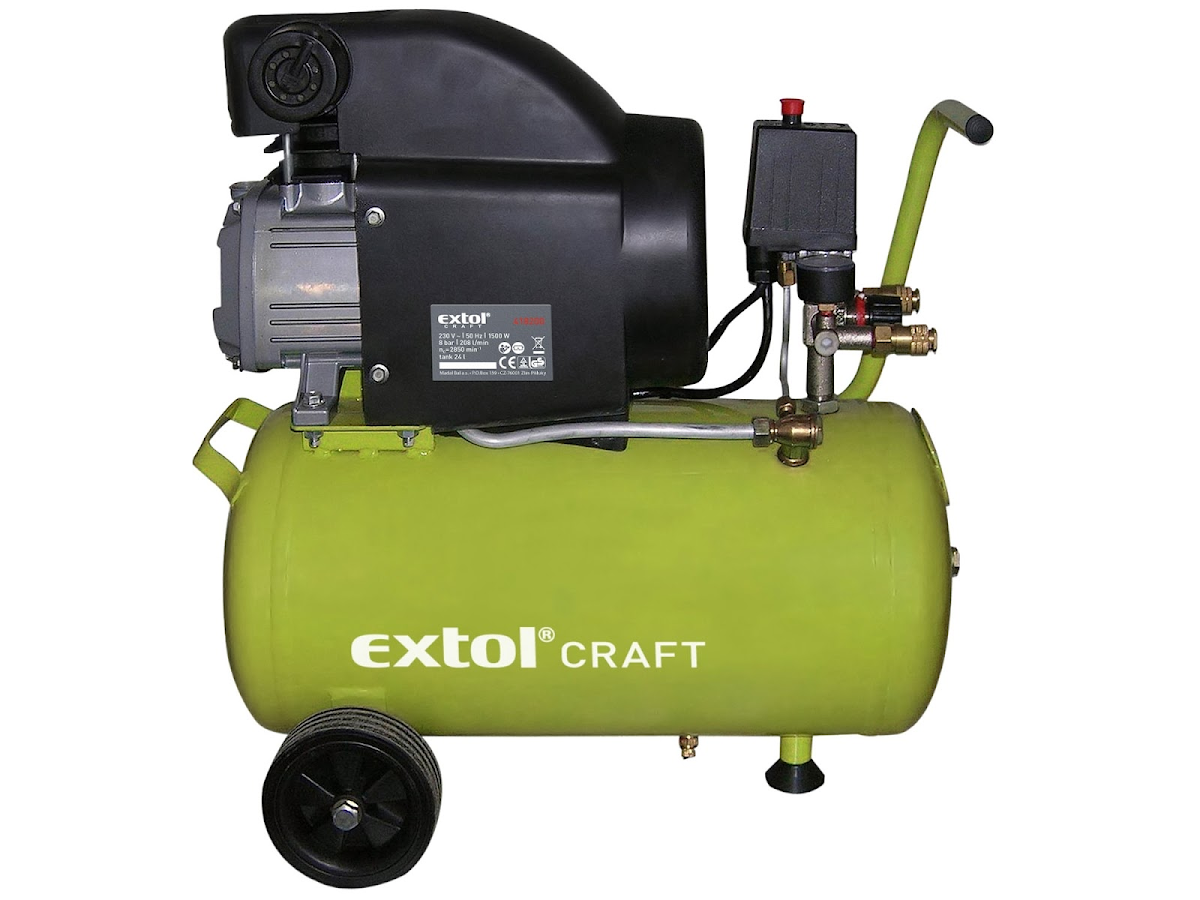 E-shop EXTOL CRAFT Kompresor olejový, 1500 W, 24l 418200