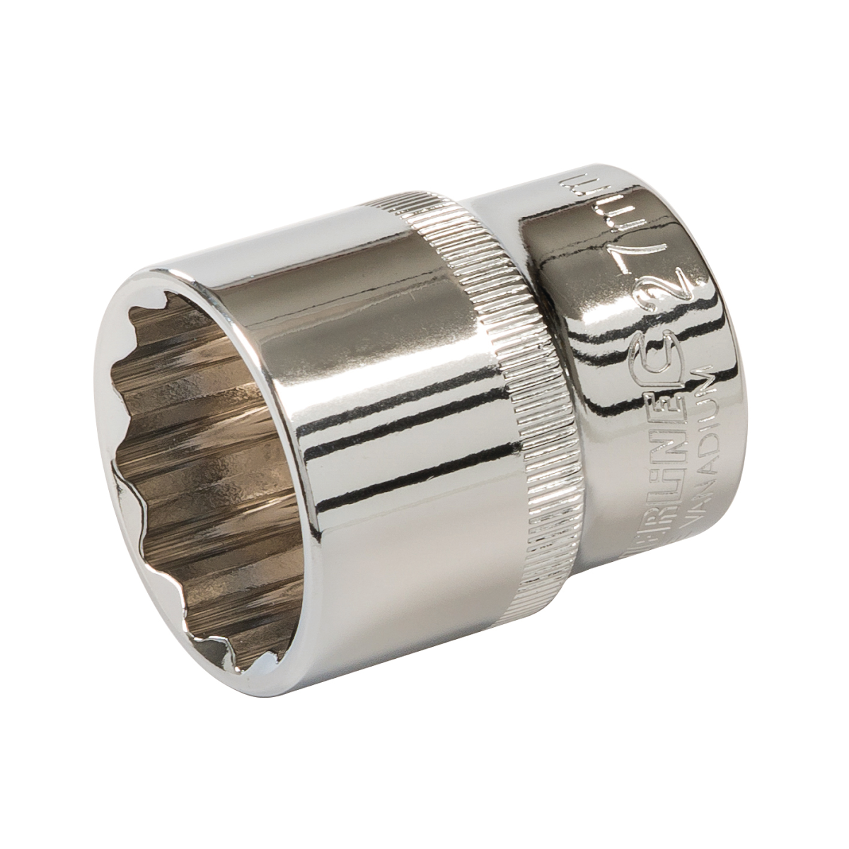 E-shop Kľúč nástrčný krátky Silverline 1/2", 12 hrán, 27 mm 436883