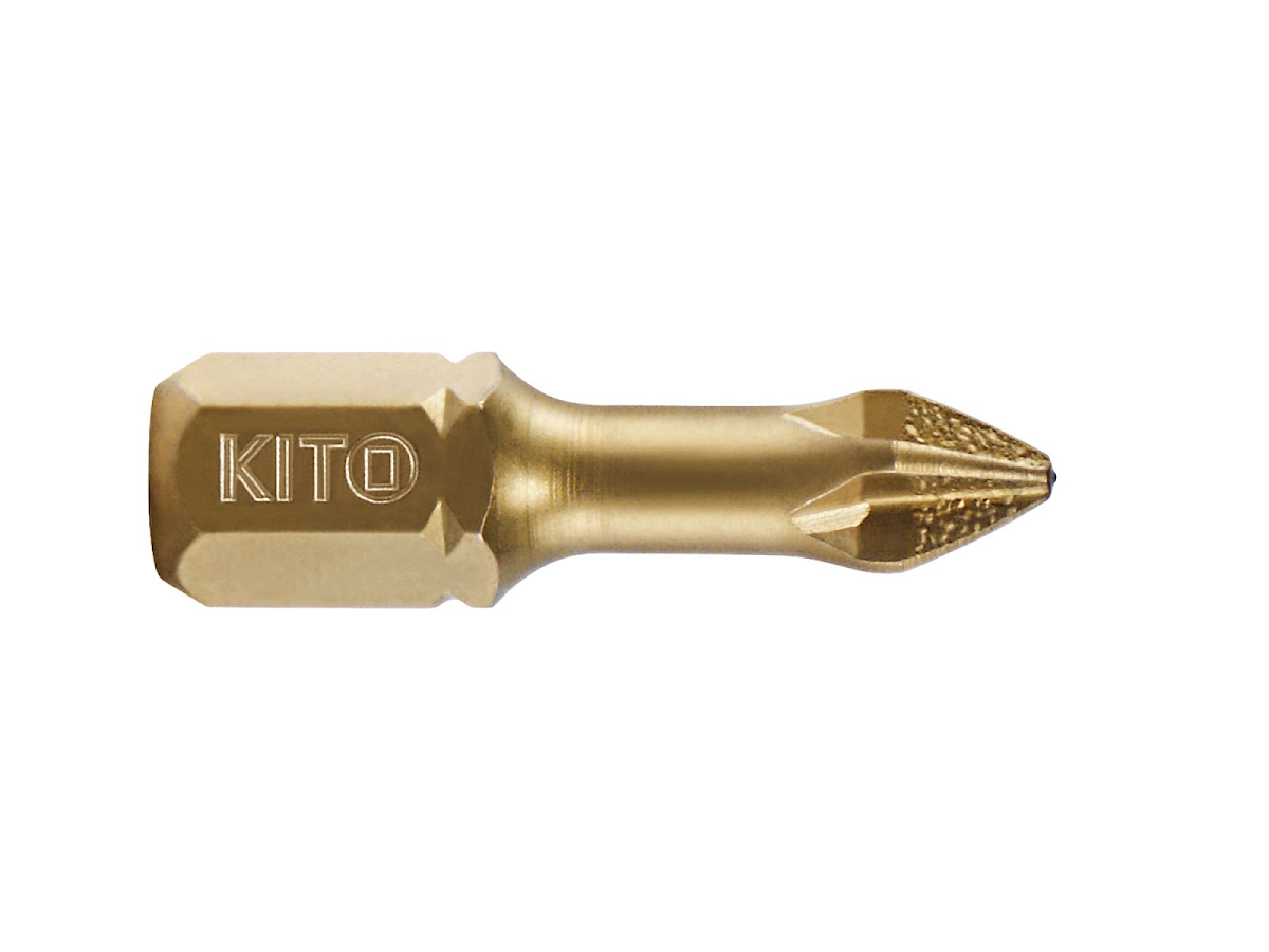 E-shop KITO Hroty, súprava 20 ks, PH 3 × 25 mm, S2/TiN 4820113