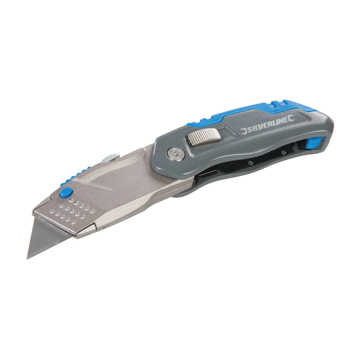 E-shop Zatvárací nôž s výmenným britom 165 mm Silverline 536978