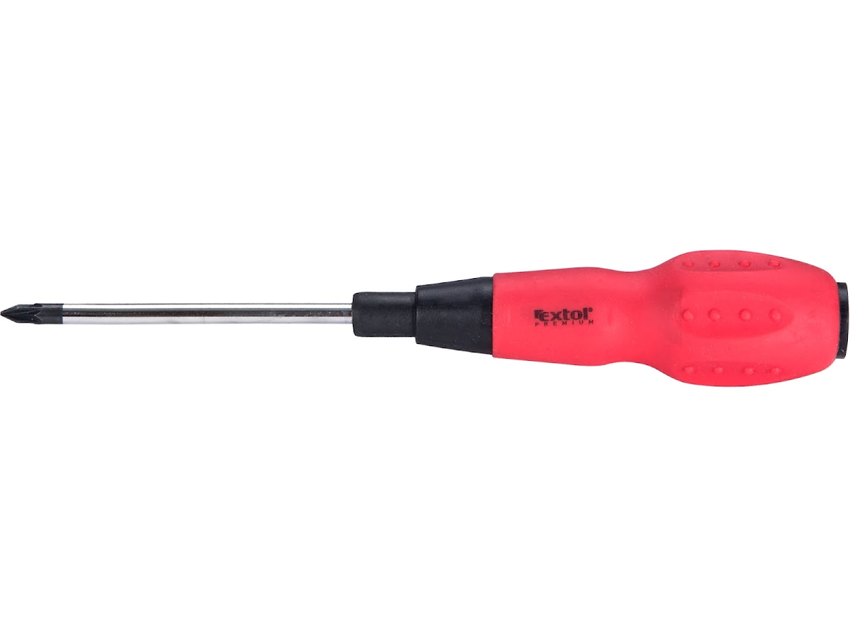 E-shop EXTOL PREMIUM Šroubovák křížový pozidriv, PZ 0 × 75 mm, CrV 55031